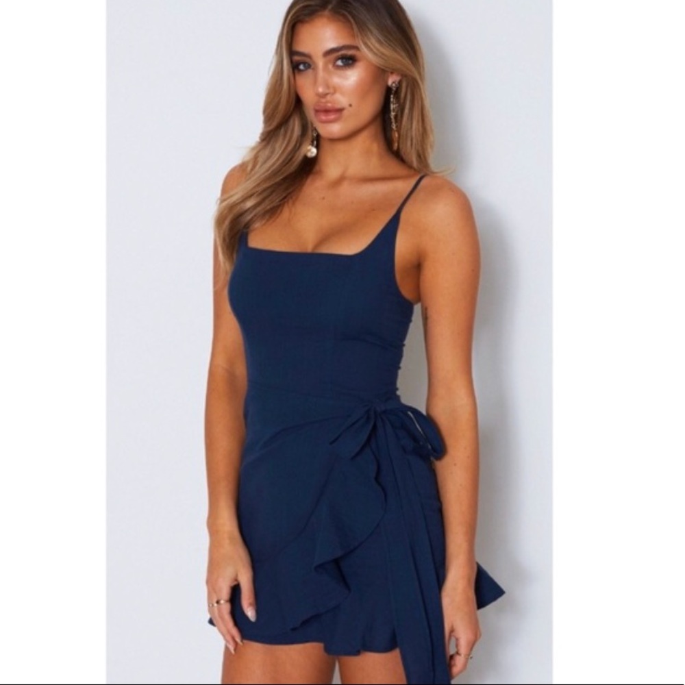 Navy mini dress